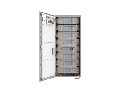 Système de stockage d'énergie en conteneur à refroidissement par immersion